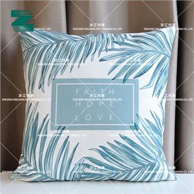 Tropical Leaves printed jastučnica