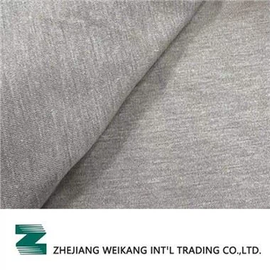 Poly Rayon Spandex Grey Mix Soft Feeling Single Jersey